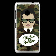 Coque Nokia Lumia 530 Mister Soldier Brun