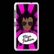 Coque Nokia Lumia 530 Miss Fashion Black