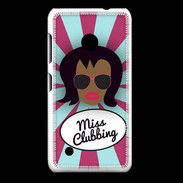 Coque Nokia Lumia 530 Miss Clubbing Black