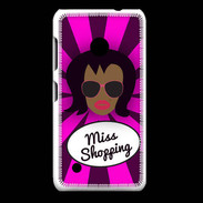 Coque Nokia Lumia 530 Miss Shopping Black