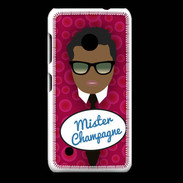Coque Nokia Lumia 530 Mister Champagne Black