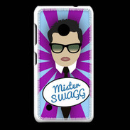 Coque Nokia Lumia 530 Mister Swag Brun
