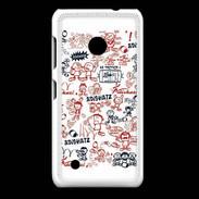 Coque Nokia Lumia 530 Adishatz All Over Rugby