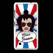 Coque Nokia Lumia 530 Miss France Brune