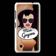 Coque Nokia Lumia 530 Miss Guyane Brune