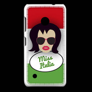 Coque Nokia Lumia 530 Miss Italie Brune
