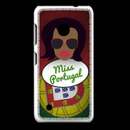 Coque Nokia Lumia 530 Miss Portugal Black