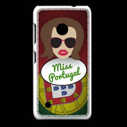 Coque Nokia Lumia 530 Miss Portugal Chatain