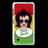 Coque Nokia Lumia 530 Miss Rasta Brune
