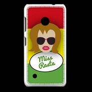 Coque Nokia Lumia 530 Miss Rasta Rousse