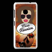 Coque Nokia Lumia 530 Miss Réunion Chatain