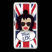 Coque Nokia Lumia 530 Miss UK Brune
