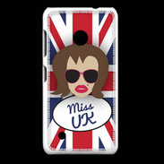 Coque Nokia Lumia 530 Miss UK Chatain