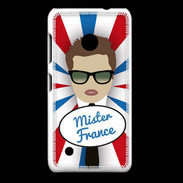 Coque Nokia Lumia 530 Mister France Chatain