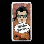 Coque Nokia Lumia 530 Mister Guadeloupe Brun