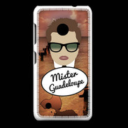 Coque Nokia Lumia 530 Mister Guadeloupe Chatain