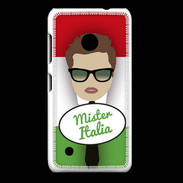 Coque Nokia Lumia 530 Mister Italie Chatain