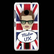 Coque Nokia Lumia 530 Mister UK Chatain