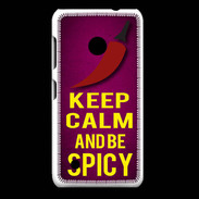 Coque Nokia Lumia 530 Keep Calm and Be Spicy Rose