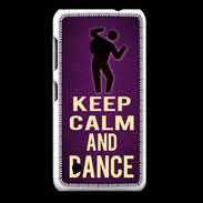 Coque Nokia Lumia 530 Keep Calm and Dance Violet