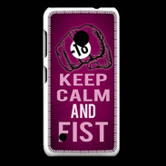 Coque Nokia Lumia 530 Keep Calm and Fist Rose