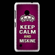 Coque Nokia Lumia 530 Keep Calm and Miskine Rose