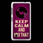 Coque Nokia Lumia 530 Keep Calm and Mix That Rose