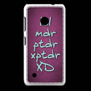 Coque Nokia Lumia 530 LOL MDR Rose ZG
