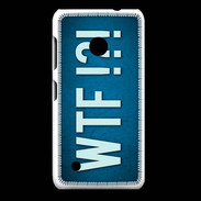 Coque Nokia Lumia 530 WTF bleu ZG