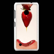 Coque Nokia Lumia 530 Plaisir et fraise PR20