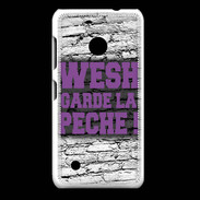 Coque Nokia Lumia 530 Wesh garde la pèche Violet