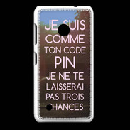Coque Nokia Lumia 530 Code pin rose ZG