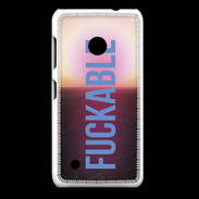 Coque Nokia Lumia 530 Fuckable bleu ZG