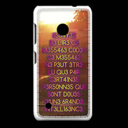 Coque Nokia Lumia 530 Message codé ZG