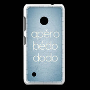 Coque Nokia Lumia 530 Apéro bédo dodo bleu ZG