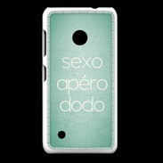 Coque Nokia Lumia 530 Sexo Apéro Dodo vert ZG
