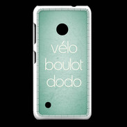 Coque Nokia Lumia 530 Vélo Boulot Dodo Vert ZG