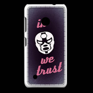 Coque Nokia Lumia 530 In Catch We trust Rouge ZG