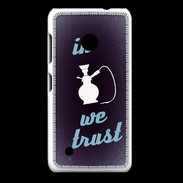 Coque Nokia Lumia 530 In Chicha We trust Bleu ZG