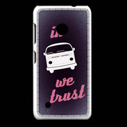 Coque Nokia Lumia 530 In Combi We trust Rouge ZG