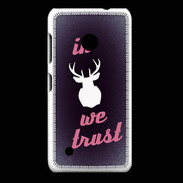 Coque Nokia Lumia 530 In Elan We trust Rouge ZG