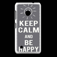 Coque Nokia Lumia 530 Keep calm Be Crazy Gris
