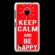 Coque Nokia Lumia 530 Keep calm Be Crazy Rouge