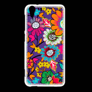 Coque HTC Desire Eye Fond Hippie 1