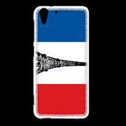 Coque HTC Desire Eye Drapeau français et Tour Eiffel