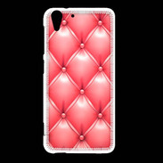 Coque HTC Desire Eye Capitonnage Rose