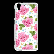 Coque HTC Desire Eye Vintage Rose 3