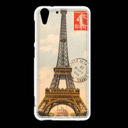 Coque HTC Desire Eye Vintage Tour Eiffel carte postale