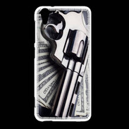 Coque HTC Desire Eye Arme et Dollars