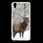 Coque HTC Desire Eye Cerf en hiver 50